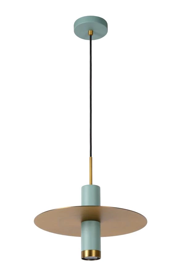 Lucide SELIN - Hanglamp - Ø 35 cm - 1xGU10 - Turkoois - uit